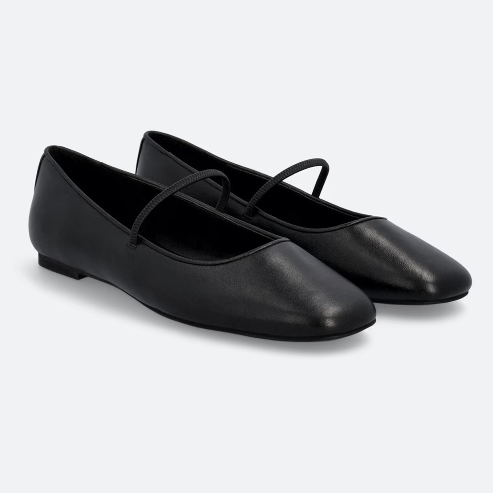 Violet‎ & Red Makcee Leather Flat